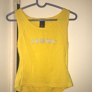 Tommy yellow sporty shirt